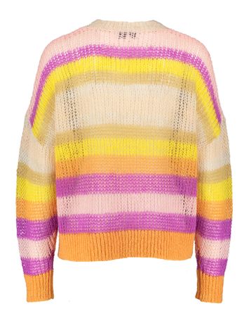 Multicolor gestreepte trui Miami Jeff