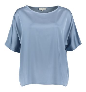 Blauwe glanzende top Rosie Jeff