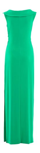 Groene lange jurk met V-hals Joseph Ribkoff