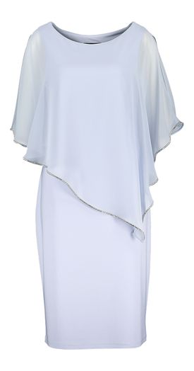 Lichtblauw kleed met glitter detail Joseph Ribkoff