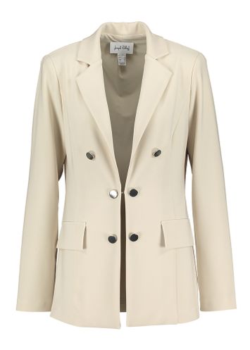 Beige blazer met zilverkleurige knopen Joseph Ribkoff