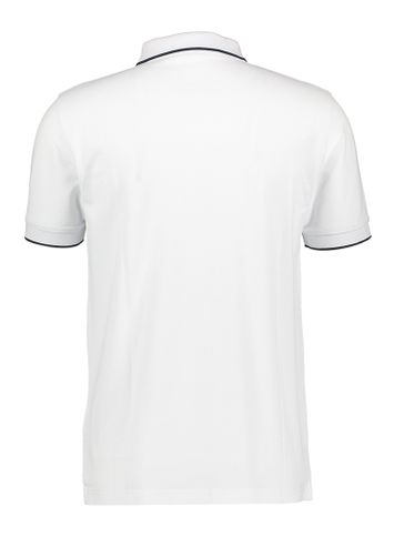 Witte polo met borstzakje Sun 68