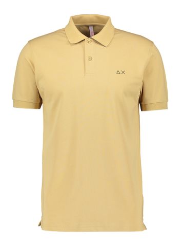 Beige katoenen polo Sun68