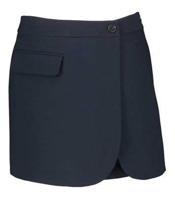 Blauwe rok-short Co'Couture