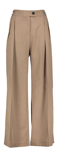 Bruine geklede wijde broek Cezar Nathalie Vleeschouwer