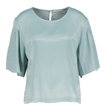 Ijsblauwe top Dolly Nathalie Vleeschouwer