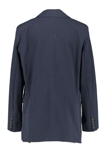 Blauwe blazer met fijne structuur Sevres Soeur