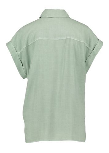 Groen blouse met borstzakjes Bella Dahl