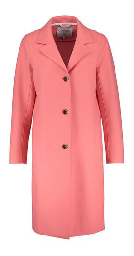 Roze mantel met knoopsluiting Mareva Oakwood