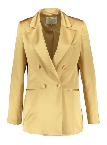 Gouden geklede blazer Alice Sogold 