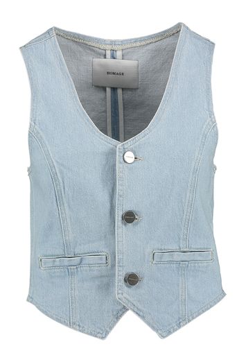 Jeans vest zonder mouwen  Homage