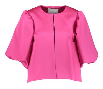 Fuchsia glanzende blazer Frederique Rhune