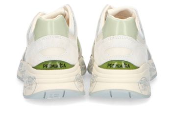 Lichtgrijze sneakers met mintgroene details Mased Premiata