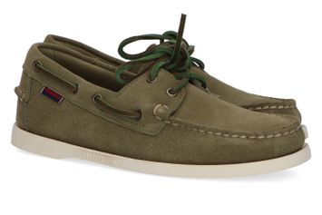 Green military lage schoenen Sebago 
