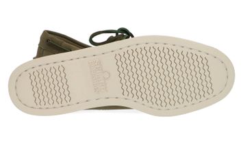 Green military lage schoenen Sebago 