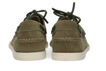 Green military lage schoenen Sebago 