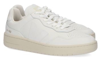 Witte lage sneakers met  details Veja