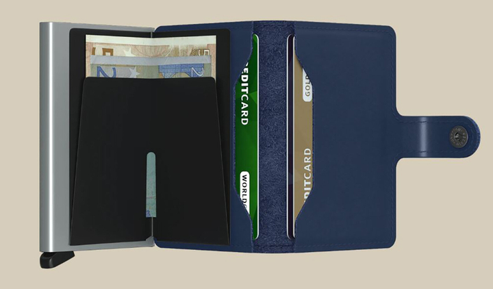 Navy miniwallet Secrid