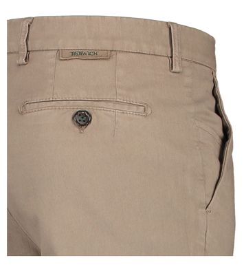 Bruine katoenen broek Morello Chino Stretch Berwich
