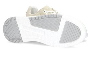 Beige sneaker met witte accenten Cycleur De Luxe