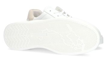Witte sneaker met taupe accenten Cycleur De Luxe