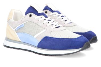 Donkerblauwe/ grijze lage sneakers Run Off Cycleur De Luxe