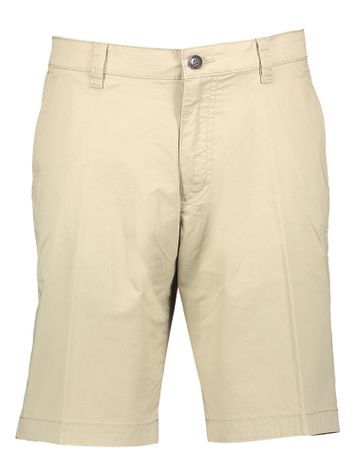 Beige katoenen short Bugatti