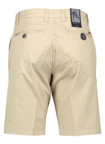 Beige katoenen short Bugatti