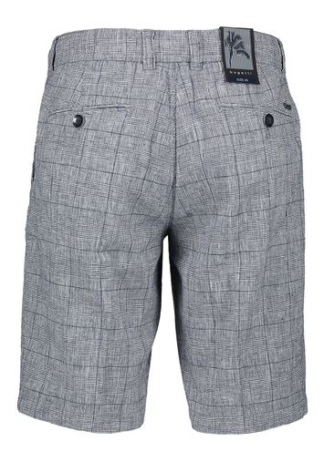 Navy blue short in prince de galles Bugatti 