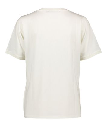 Ecru t-shirt met V-hals Floy Xandres
