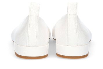 Pitone classic off white ballerina Catagena Odare 