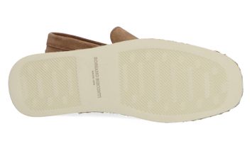 Beige instappers in nubuck Rossano Bisconti