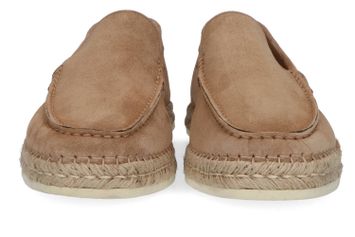 Beige instappers in nubuck Rossano Bisconti