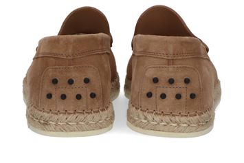 Beige instappers in nubuck Rossano Bisconti