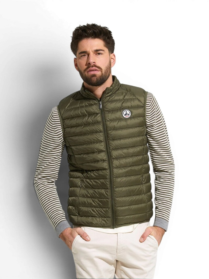 Kaki padded bodywarmer Tom Jott