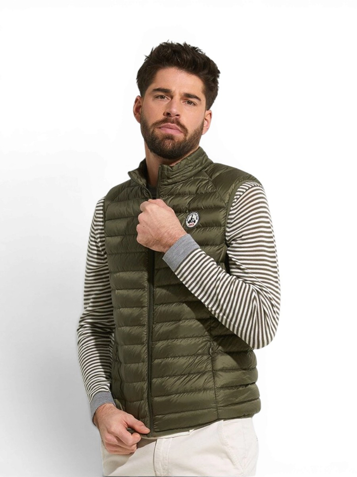 Kaki padded bodywarmer Tom Jott
