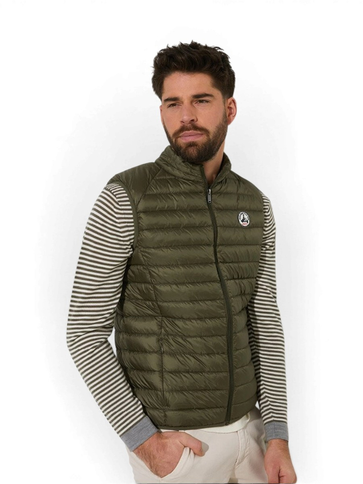 Kaki padded bodywarmer Tom Jott