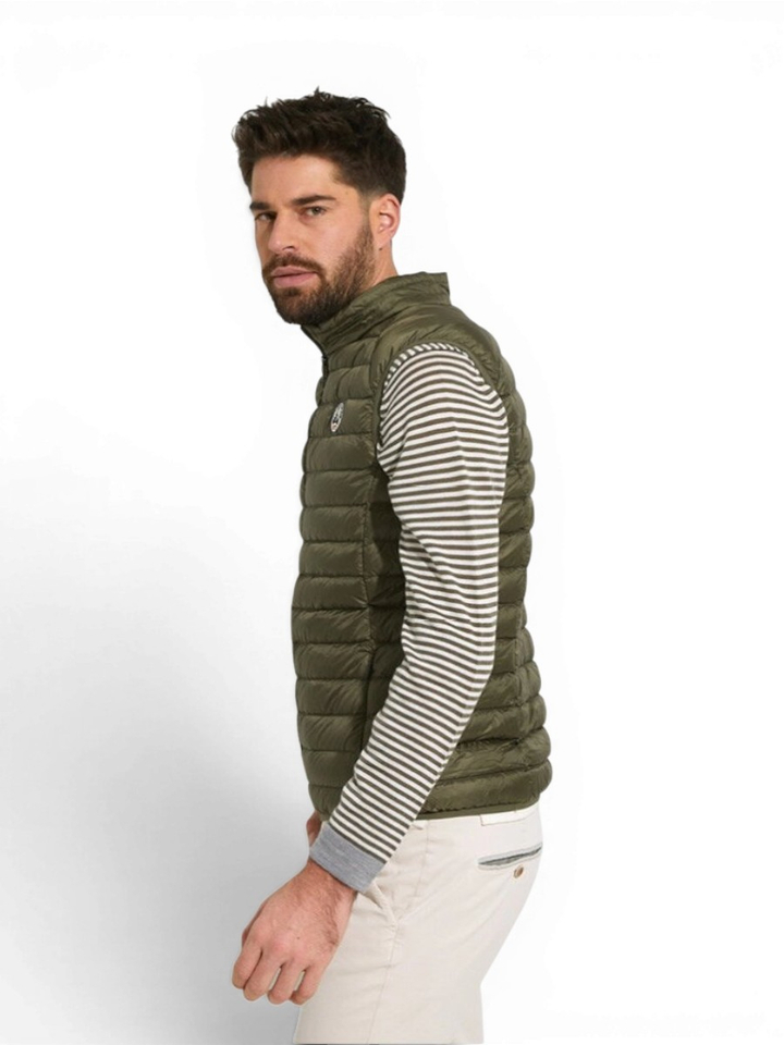 Kaki padded bodywarmer Tom Jott