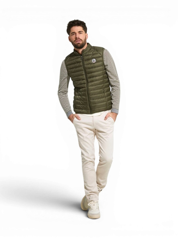 Kaki padded bodywarmer Tom Jott