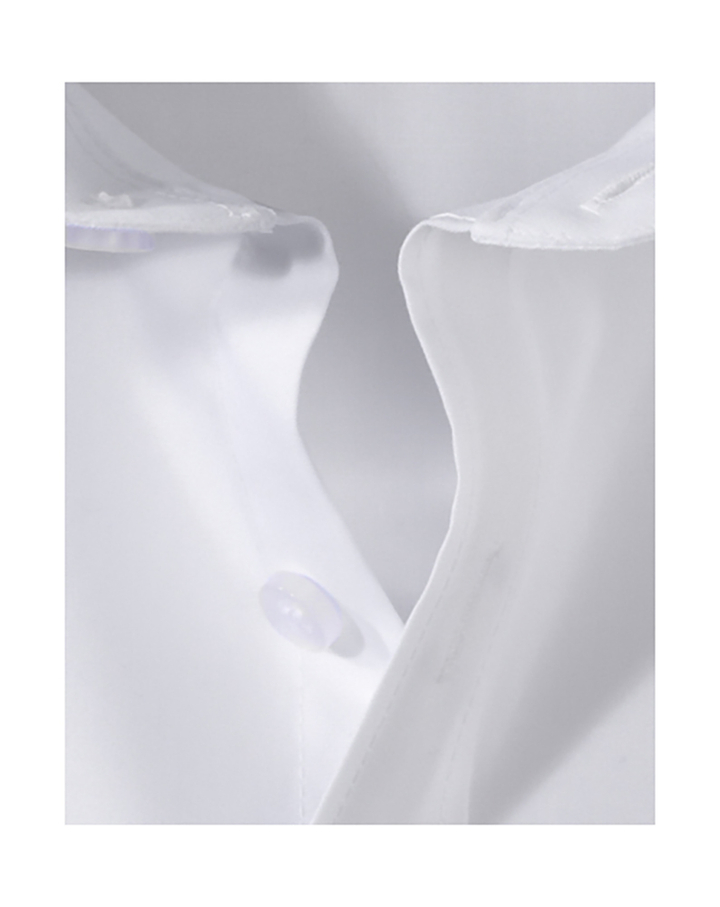 Wit katoenen hemd ( super slim fit) en extra lange mouwen Olymp