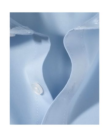 Lichtblauw katoenen hemd ( super slim fit) en extra lange mouwen Olymp