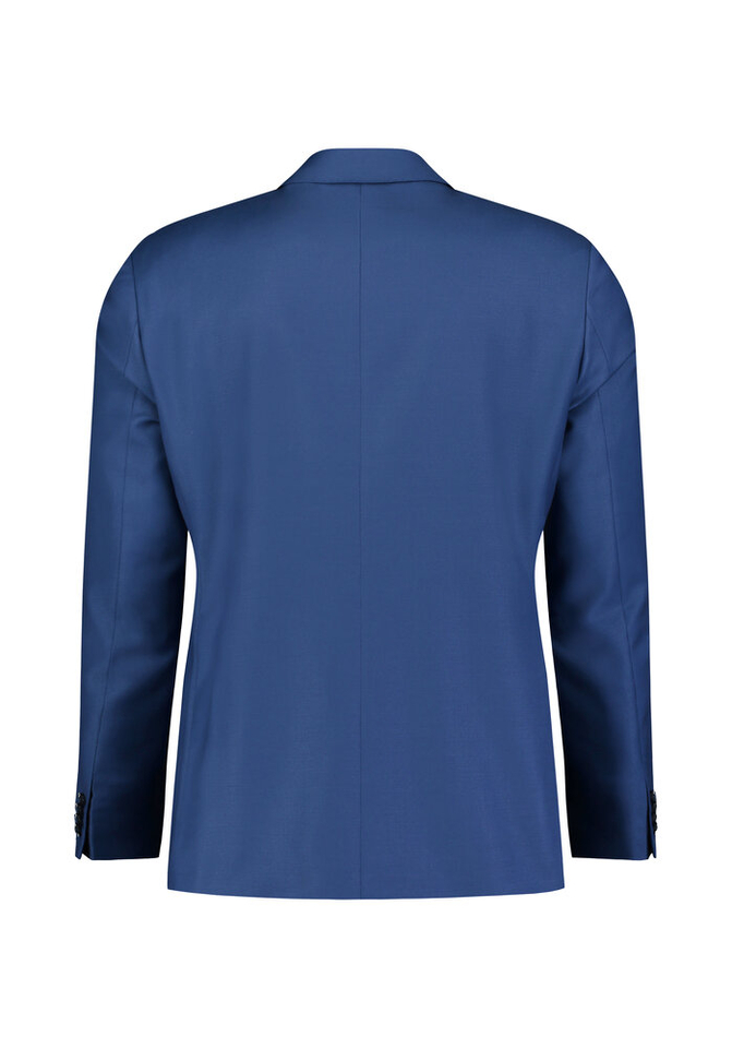 Donkerblauwe blazer met zwarte knoopsluiting Roy Robson 