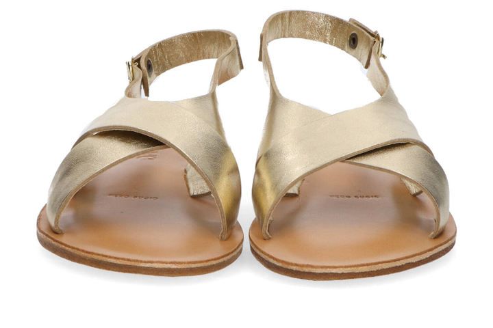 Goudkleurige sandalen Slaye