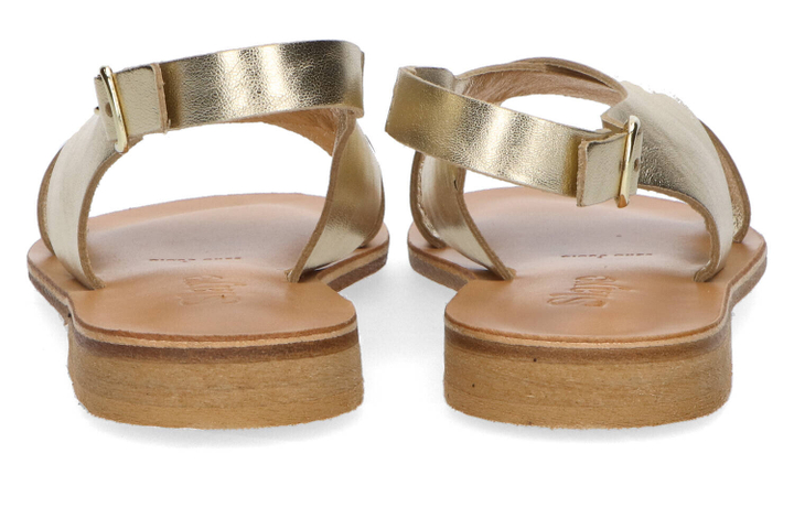 Goudkleurige sandalen Slaye