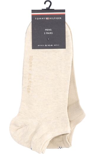 2-pack beige sneakerkousen Sneaker Tommy Hilfiger