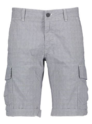Grijze short met motief Santiago Powell