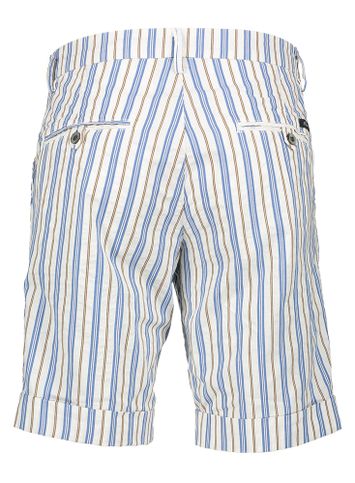 Ecru gestreepte broek Levanto Powell