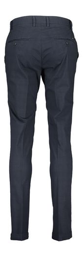 donkerblauwe geklede geruite broek Powell 