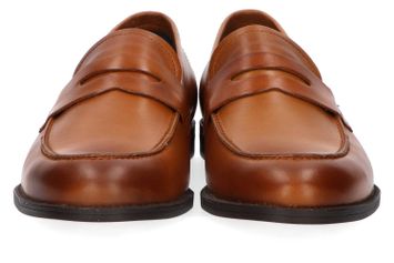 Cognac kleurige mocassins Fluchos