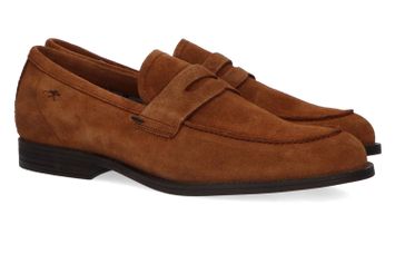 Camelkleurige mocassins Fluchos